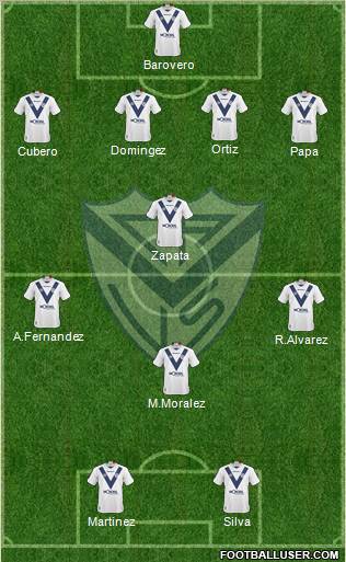 Vélez Sarsfield Formation 2011