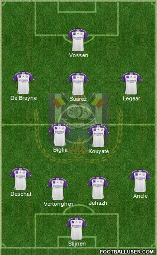 RSC Anderlecht Formation 2011