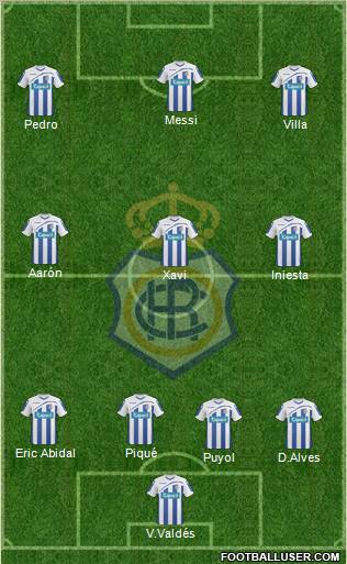 R.C. Recreativo de Huelva S.A.D. football formation