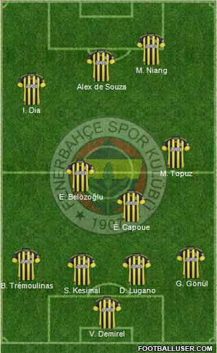 Fenerbahçe SK Formation 2011