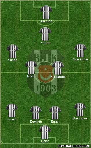 Besiktas JK Formation 2011