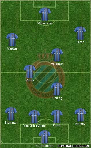 Club Brugge KV Formation 2011