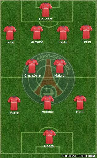 Paris Saint-Germain Formation 2011
