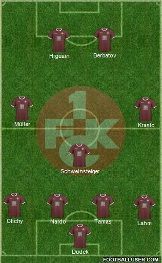 1.FC Kaiserslautern Formation 2011