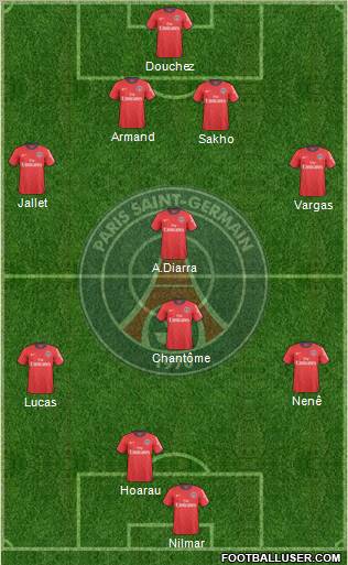 Paris Saint-Germain Formation 2011