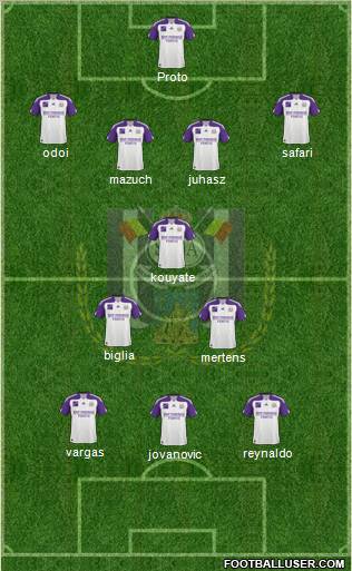 RSC Anderlecht Formation 2011