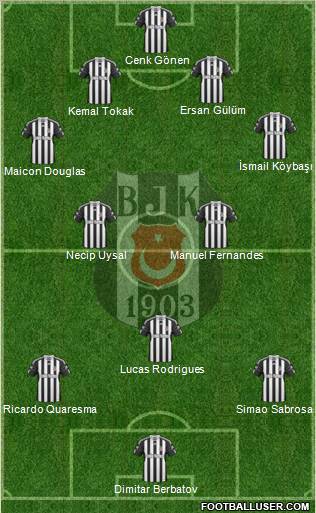Besiktas JK Formation 2011