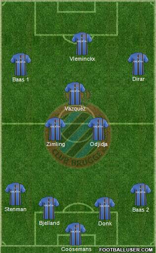 Club Brugge KV Formation 2011