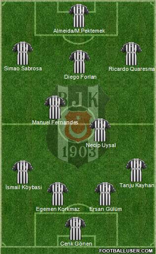 Besiktas JK Formation 2011
