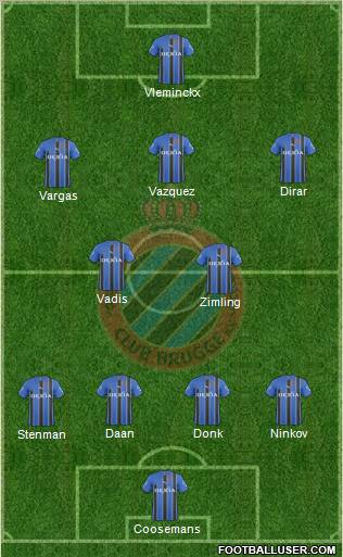Club Brugge KV Formation 2011