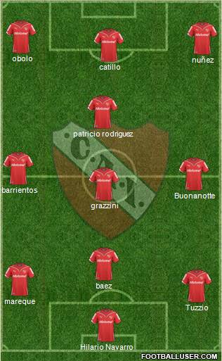 Independiente Formation 2011