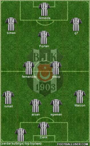 Besiktas JK Formation 2011