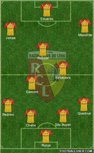Racing Club de Lens Formation 2011