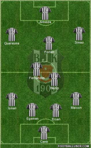 Besiktas JK Formation 2011