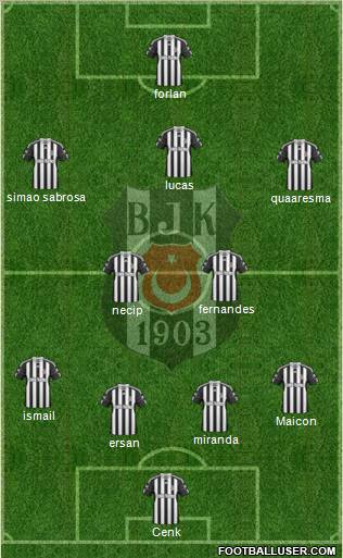 Besiktas JK Formation 2011