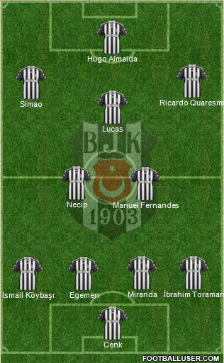 Besiktas JK Formation 2011