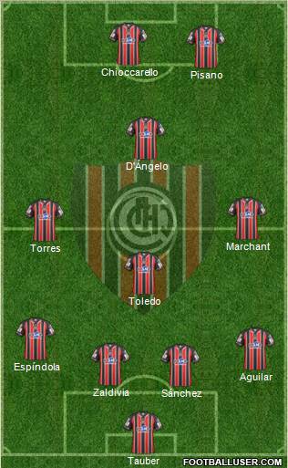 Chacarita Juniors Formation 2011