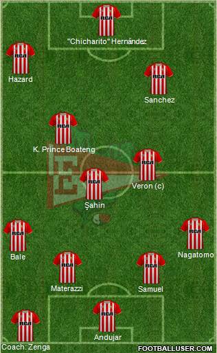 Estudiantes de La Plata Formation 2011