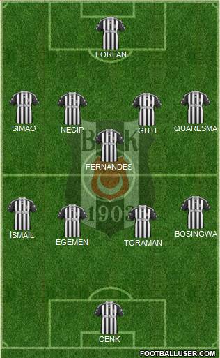 Besiktas JK Formation 2011
