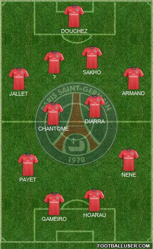 Paris Saint-Germain Formation 2011
