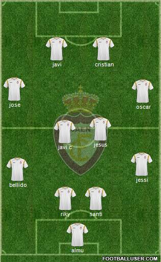 Real Jaén C.F. Formation 2011