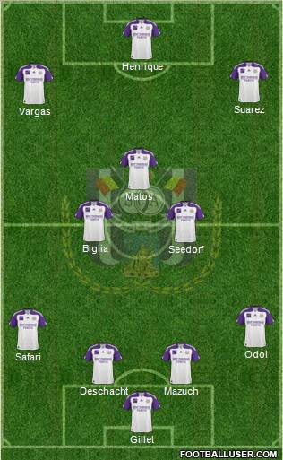 RSC Anderlecht Formation 2011