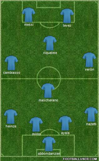 9 de Julio Formation 2011