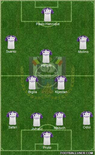RSC Anderlecht Formation 2011