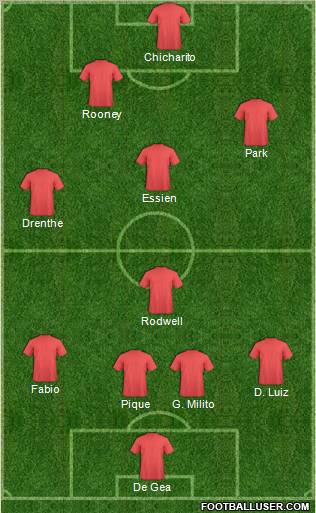 Pro Evolution Soccer Team Formation 2011
