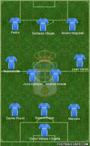 Real Oviedo S.A.D. Formation 2011