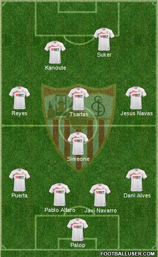 Sevilla F.C., S.A.D. Formation 2011
