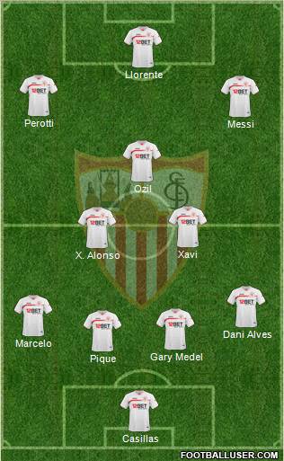 Sevilla F.C., S.A.D. Formation 2011