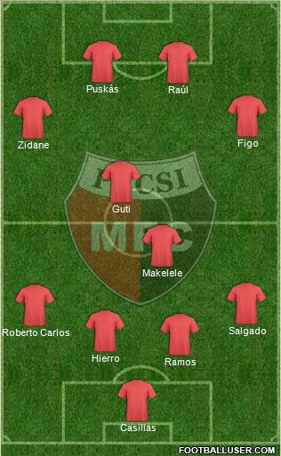 Pécsi Mecsek FC Formation 2011
