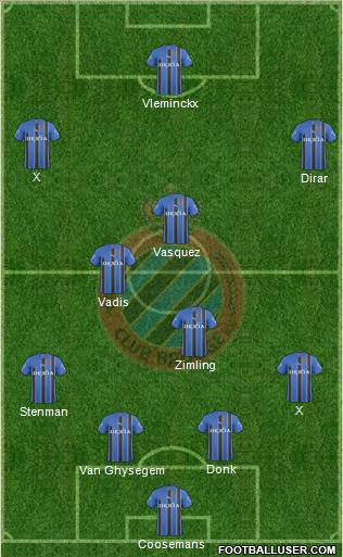 Club Brugge KV Formation 2011