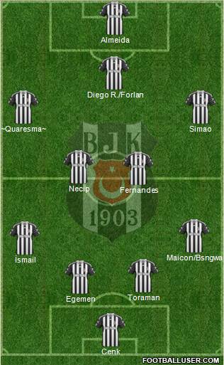 Besiktas JK Formation 2011