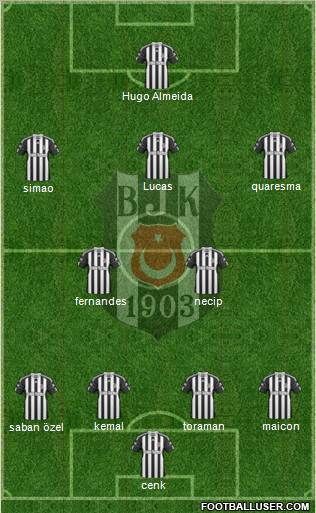 Besiktas JK Formation 2011