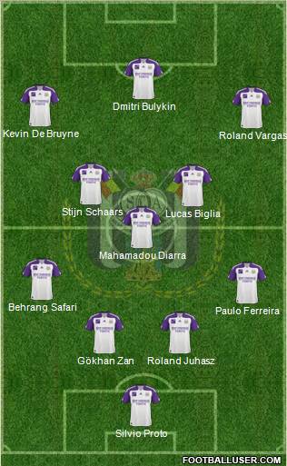 RSC Anderlecht Formation 2011
