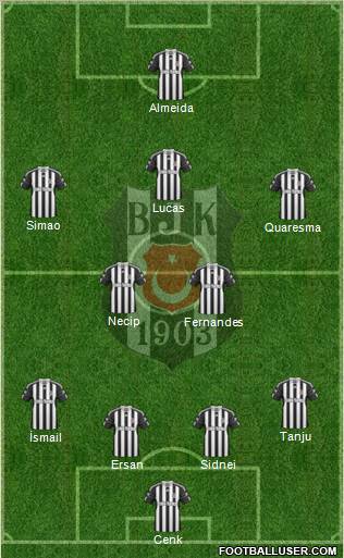Besiktas JK Formation 2011