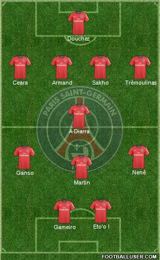 Paris Saint-Germain Formation 2011