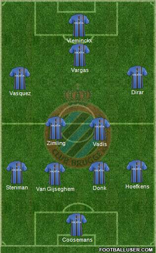 Club Brugge KV Formation 2011