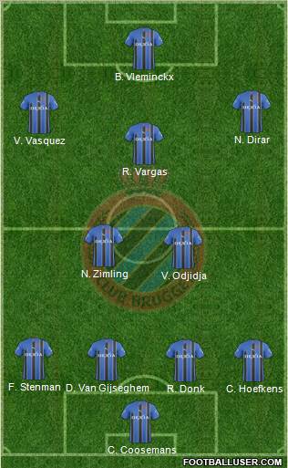 Club Brugge KV Formation 2011