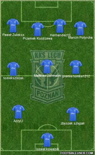 Lech Poznan Formation 2011