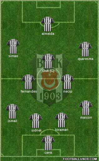 Besiktas JK Formation 2011
