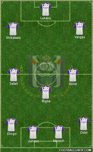 RSC Anderlecht Formation 2011