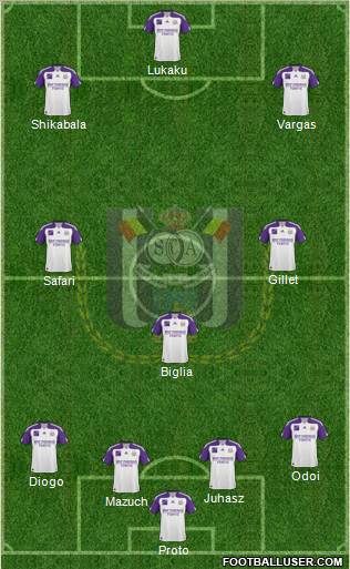 RSC Anderlecht Formation 2011