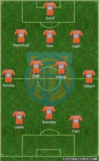 Aalesunds FK Formation 2011