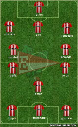 Estudiantes de La Plata Formation 2011