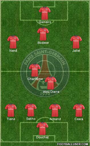 Paris Saint-Germain Formation 2011