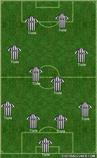 Newcastle United Formation 2011