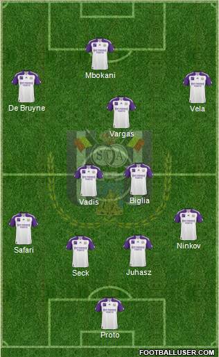 RSC Anderlecht Formation 2011